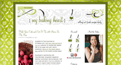 Desktop Screenshot of mybakingheart.com