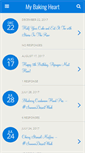 Mobile Screenshot of mybakingheart.com